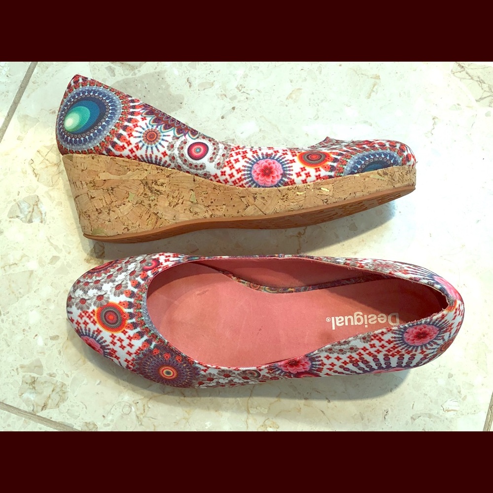 Desigual wedge shoes
